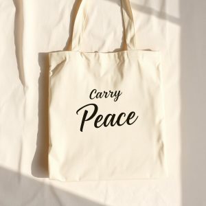 Carry Peace Canvas Tote